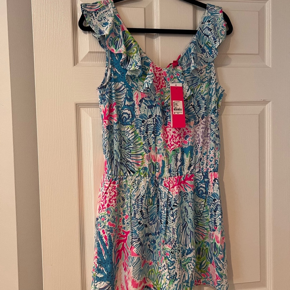 Lilly Pulitzer Multicolor Patterned Alessa Romper
